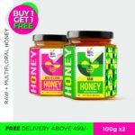 Combo offer Multifloral and Raw Honey 100g